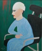职业艺术家 赵倩其他作品《坐椅子的女人》